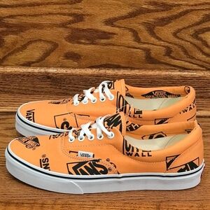 Vans Era Logo Mix Tangerine‎ Black Shoes